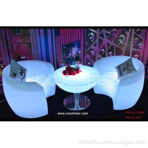 illuminated chairs and tables led Lounge Furniture for balc